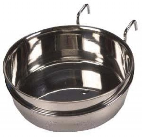 Mangeoire Inox Crochets 15cm