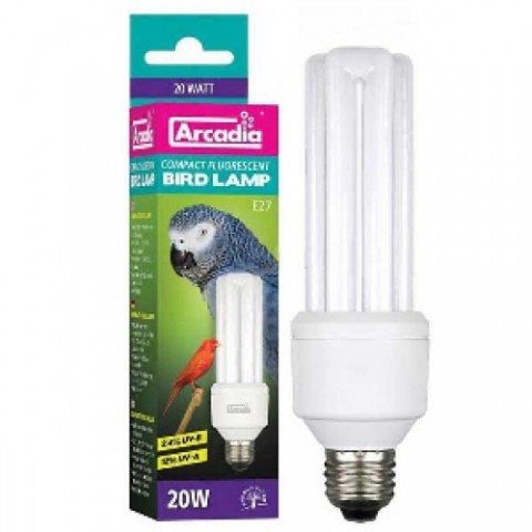 Lampe-Arcadia UV compacte oiseaux 20 w-