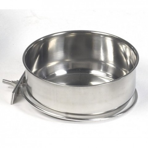 Mangeoire Inox Vis 15cm