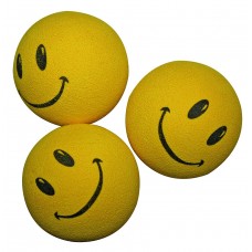 Balle Smile pour Chat Couleur Jaune 4,5 cm