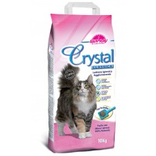 Litière à chat bentonite agglomérant CRYSTAL 10 LT