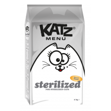 Katz Menu Sterilized Castrés 2kg (Chats en surpoids et aux problèmes urinaires)