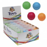 Balle en caoutchouc sportive 6.5 cm