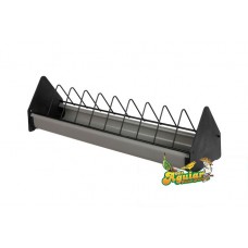 Mangeoire en plastique avec grille basculante - 50cm