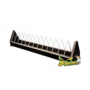 Mangeoire en bois - Avec Grille basculant -75cm 