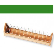 Mangeoire en bois - Avec Grille basculant - 80cm